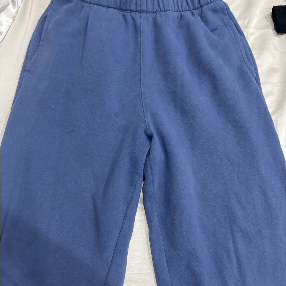 Hollister Blue Sweatpants Comfortable Athletic Wear